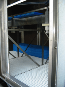 Safe Clean flooring, cooling tower internal access platform