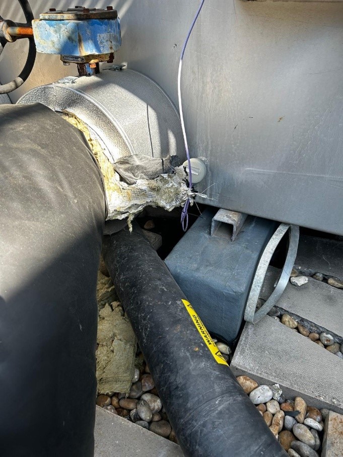 Side stream Return line off take directly below the main circulating pipework.